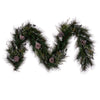 Vickerman Fk220172 6' X 12" Artificial Long Leaf Pine With Seeded Cedar Eucalyptus Foliage And Pinecones Garland