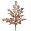 Vickerman FK220338 25" Cafe Latte Artificial Apple Leaf Glitter Bush 2 Per Bag.