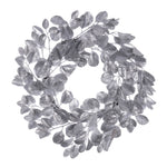Vickerman FK220624 24" Silver Artificial Dogwood Glitter Wreath