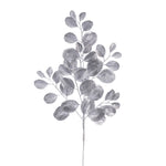 Vickerman FK220625 25" Silver Artificial Dogwood Glitter Spray 3 Per Bag.