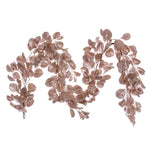 Vickerman Fk220772 6' Cafe Latte Artificial Dogwood Glitter Garland