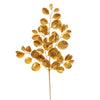 Vickerman FK220825 25" Gold Artificial Dogwood Glitter Spray 3 Per Bag.