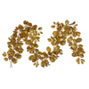 Vickerman Fk220872 6' Gold Artificial Dogwood Glitter Garland