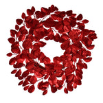 Vickerman FK220924 24" Red Artificial Dogwood Glitter Wreath.