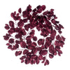 Vickerman FK221024 24" Burgundy Artificial Dogwood Glitter Wreath.