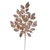 Vickerman FK221531 31" Cafe Latte Artificial Gardenia Glitter Spray 2 Per Bag.