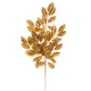 Vickerman FK221631 31" Gold Artificial Gardenia Glitter Spray 2 Per Bag.