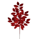 Vickerman FK221731 31" Red Artificial Gardenia Glitter Spray 2 Per Bag.
