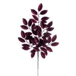 Vickerman FK221831 31" Burgundy Artificial Gardenia Glitter Spray 2 Per Bag.