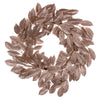 Vickerman FK221524 24" Cafe Latte Artificial Gardenia Glitter Wreath.