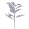 Vickerman FK222419 19" Silver Artificial Dusty Miller Glitter Spray 3 Per Bag.