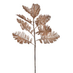 Vickerman FK222519 19" Cafe Latte Artificial Dusty Miller Glitter Spray 3 Per Bag.