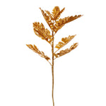 Vickerman FK222619 19" Gold  Artificial Dusty Miller Glitter Spray 3 Per Bag.