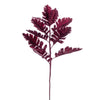 Vickerman FK222819 19" Burgundy Artificial Dusty Miller Glitter Spray 3 Per Bag.