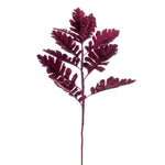 Vickerman FK222819 19" Burgundy Artificial Dusty Miller Glitter Spray 3 Per Bag.