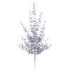 Vickerman FK223528 28" Silver Artificial Eucalyptus Glitter Spray 2 Per Bag.