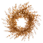 Vickerman FK223724 24" Gold Artificial Eucalyptus Glitter Wreath.