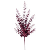 Vickerman FK223928 28" Burgundy Artificial Eucalyptus Glitter Spray 2 Per Bag.