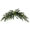 Vickerman FK234658 32" Artificial Green Spiral Euclyptus Crescent Swag