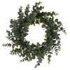 Vickerman FK234660 24" Artificial Green Spiral Eucalyptus Wreath
