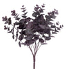 Vickerman FK234840 19" Artificial Burgundy Spiral Eucalyptus Bush. 2 Pieces In A Bag.