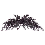 Vickerman FK234858 32" Artificial Burgundy Spiral Eucalyptus Crescent Swag
