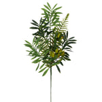 Vickerman FK235020 20.5" Artificial Mixed Olive Leaf Spray. 3 Pieces Per Bag.