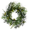 Vickerman FK235024 24" Artificial Mixed Olive Leaf Wreath