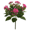Vickerman FL170104 17.25" Artificial Hot Pink Kalanchoe Bush.
