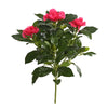 Vickerman FL170301 14.5" Artificial Beauty Polyester Gardenia Flower Bush.