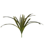 Vickerman FM180301 32" Artificial Green Orchid Leaves Bush.