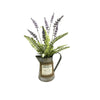 Vickerman FM181501 16" Artificial Green Fern In Rustic Tin.