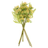Vickerman FM223002 14" Bumblebee Yellow Artificial Wild Berry And Green Fern Bundle 2 Per Bag.