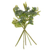 Vickerman FM223004 14" Cerulean Blue Artificial Wild Berry And Green Fern Bundle 2 Per Bag.