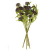 Vickerman FM223006 14" Blackberry Purple Artificial Wild Berry And Green Fern Bundle 2 Per Bag.