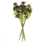 Vickerman FM223006 14" Blackberry Purple Artificial Wild Berry And Green Fern Bundle 2 Per Bag.