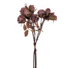 Vickerman FM223216 16.5" Light Mauve Artificial Dried Rose Bundle.