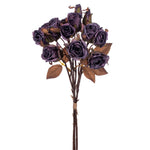 Vickerman FM223220 16.5" Purple Artificial Dried Rose Bundle.