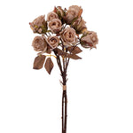 Vickerman FM223221 16.5" Cream Artificial Dried Rose Bundle.