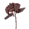Vickerman FM224015 13" Dark Brown Artificial Dried Hydrangea Spray 6 Per Bag.