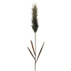 Vickerman FM224748 44" Dark Green Glitter Artificial Reed Spray 2 Per Bundle.