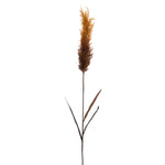 Vickerman FM224749 44" Dark Gold Glitter Artificial Reed Spray 2 Per Bundle.