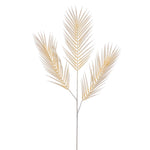 Vickerman FM227401 40" Cream Butterfly Palm Spray 3 Per Bag.
