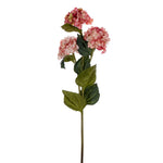 Vickerman FM228045 33" Salmon Artificial Hydrangea Spray With Three Flower Heads 2 Per Bag.
