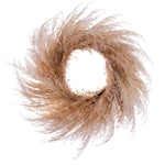 Vickerman FM228921 20.5" Ivory Artificial Reed Grass Wreath.