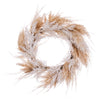 Vickerman FM228922 23.5" Beige Artificial Fern And Mini Leaves Wreath.