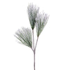 Vickerman FNT220117 17" Artificial Snow Pine Needle Spray 3 Per Bag.