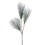 Vickerman FNT220117 17" Artificial Snow Pine Needle Spray 3 Per Bag.