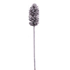 Vickerman FNT220530 30" Glitter Artificial Snow Pinecone Stem 2 Per Bag.