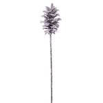 Vickerman FNT220729 29" Grand Glitter Artificial Snow Pinecone Stem. Includes 3 In A Bag.